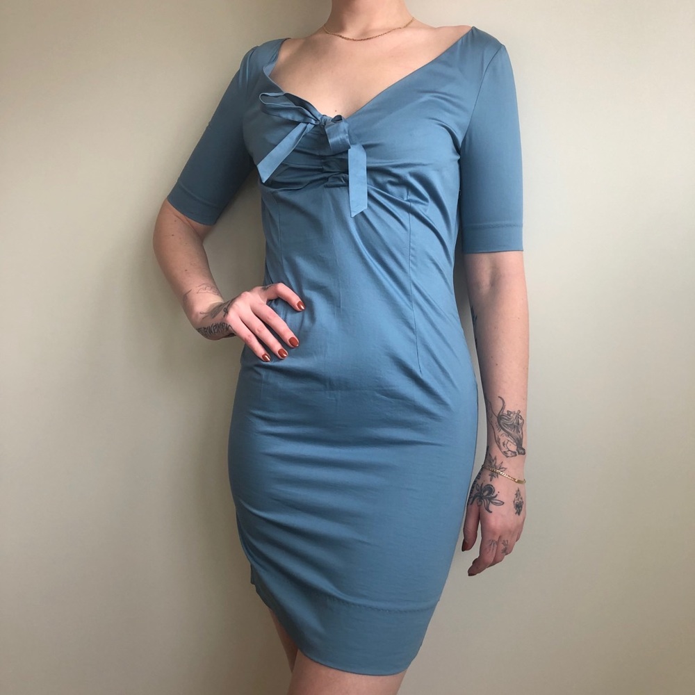 Love Moschino Bow Mini Dress